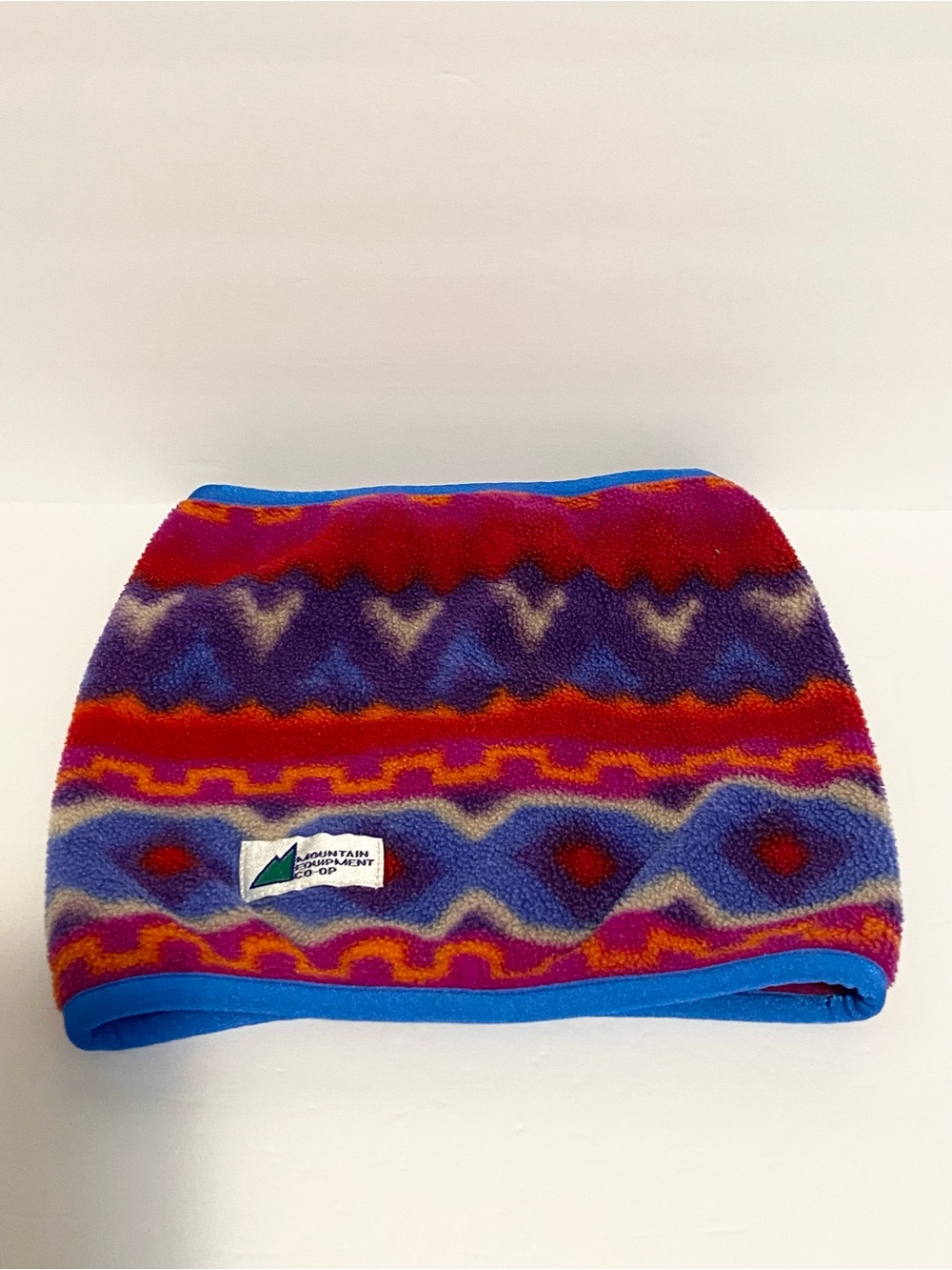 MEC Neck Gaiter Baklava Aztec Mountain Equipment Co-op 90s Hiking Logo Winter